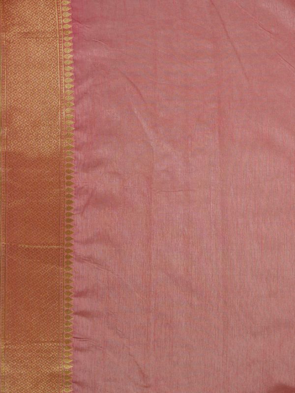 Banarsi Pink Lehriyaan Saree - Krishanlalraman
