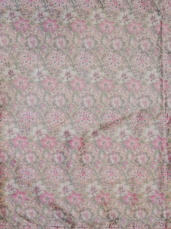 Floral Silk Unstitched Suits Set - Krishanlalraman
